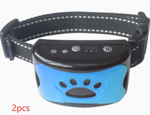 Dog Training Collar Waterproof Electric Pet Remote Control Rechargeable With Shock Vibration Sound