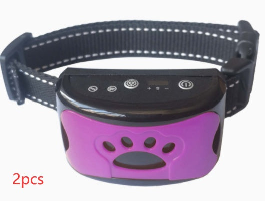 Dog Training Collar Waterproof Electric Pet Remote Control Rechargeable With Shock Vibration Sound