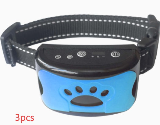 Dog Training Collar Waterproof Electric Pet Remote Control Rechargeable With Shock Vibration Sound