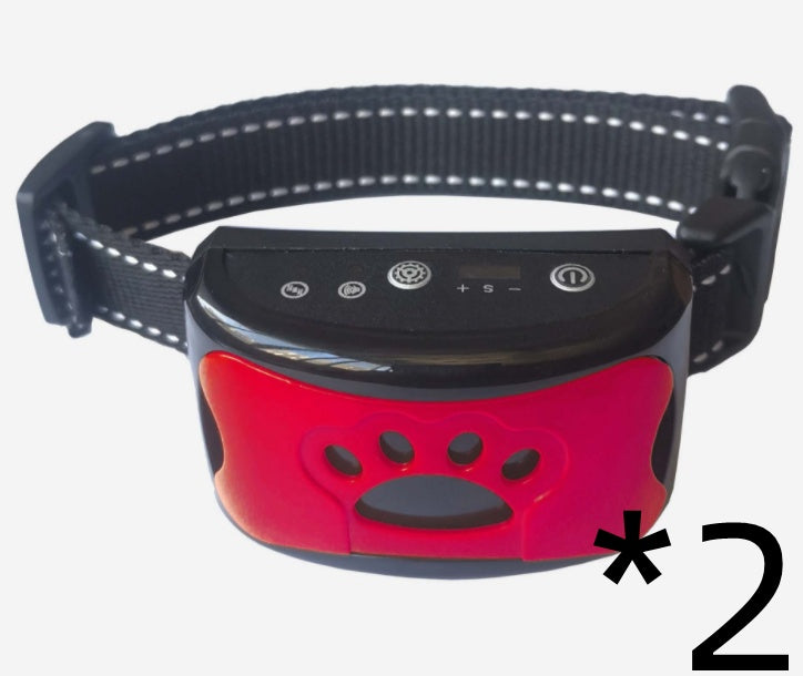 Dog Training Collar Waterproof Electric Pet Remote Control Rechargeable With Shock Vibration Sound