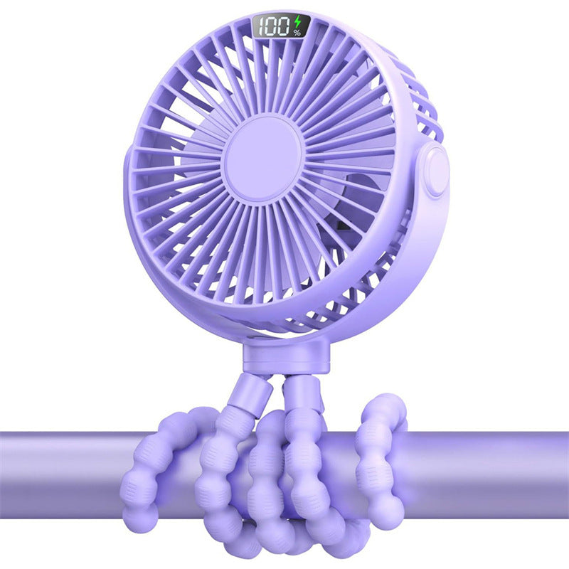 Octopus Stroller Deformation Fan Student Dormitory Desktop