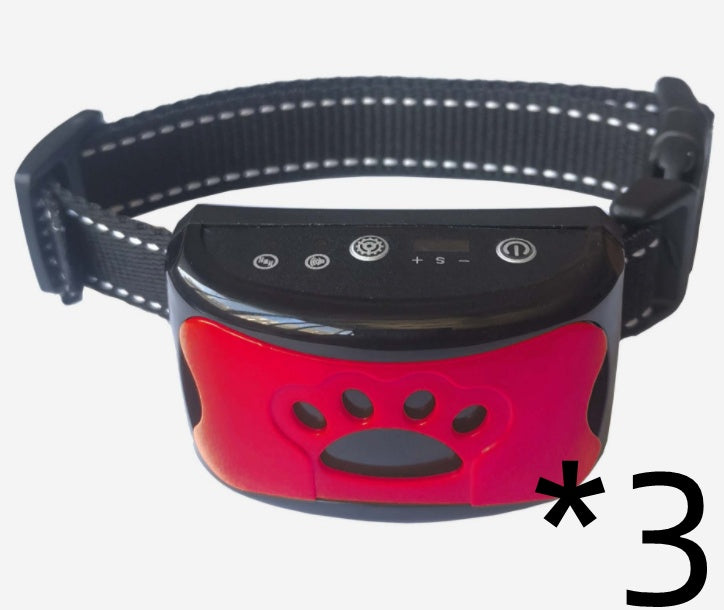Dog Training Collar Waterproof Electric Pet Remote Control Rechargeable With Shock Vibration Sound