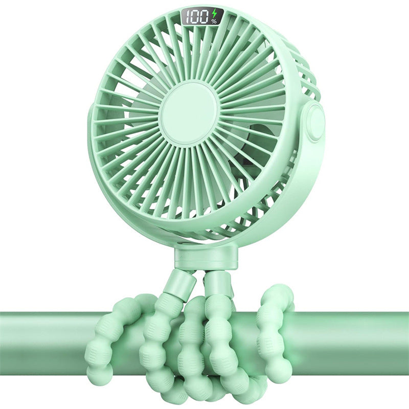 Octopus Stroller Deformation Fan Student Dormitory Desktop