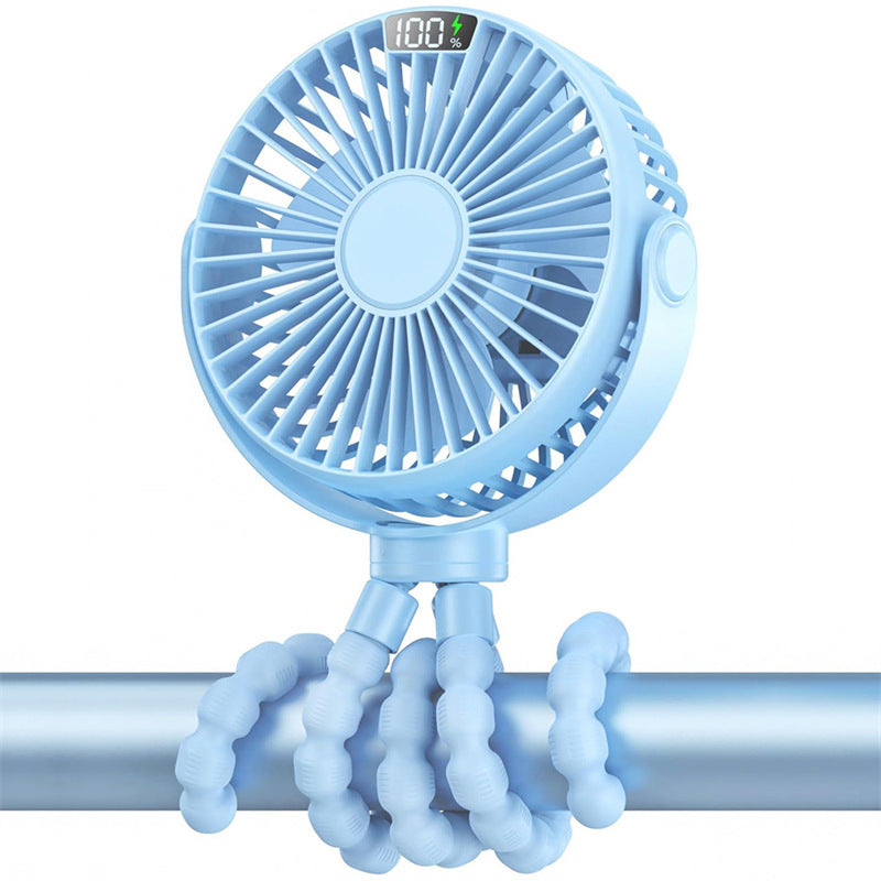 Octopus Stroller Deformation Fan Student Dormitory Desktop