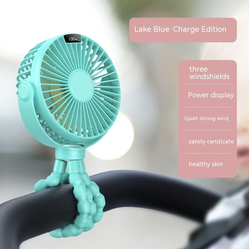 Octopus Stroller Deformation Fan Student Dormitory Desktop