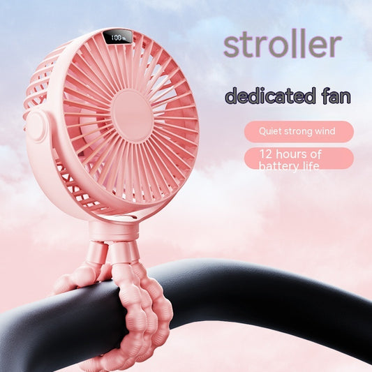 Octopus Stroller Deformation Fan Student Dormitory Desktop