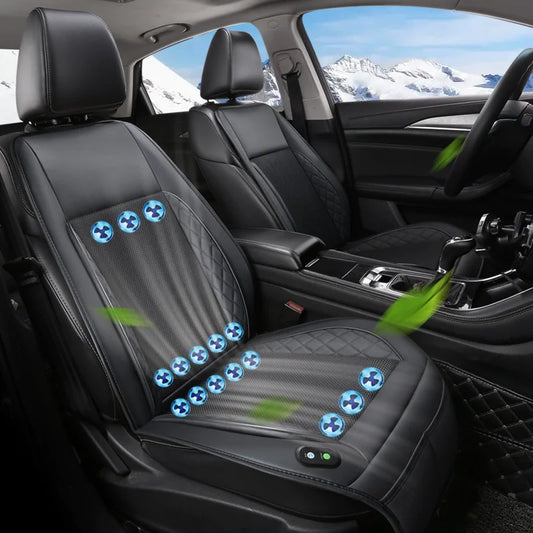 🔥 HOT SELLING – VENTILATED CAR SEAT CUSHION WITH BUILT-IN COOLING FAN 💨