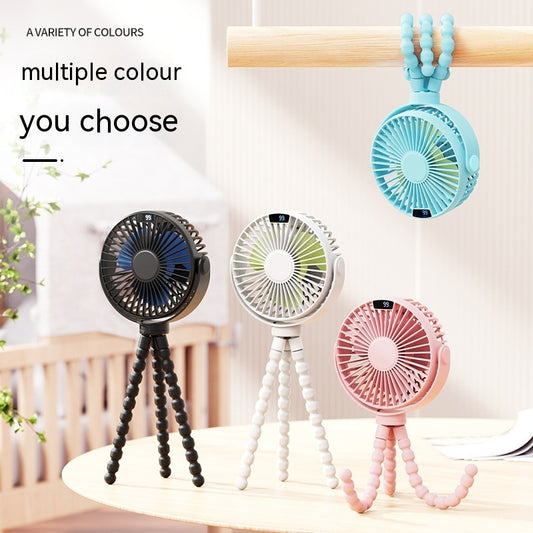Octopus Stroller Deformation Fan Student Dormitory Desktop