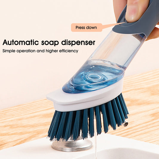 New Multifunctional Dish Brush Household Kitchen Oily Sponge Cleaning Brush